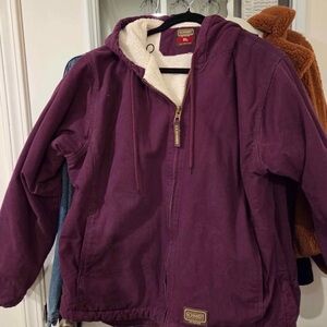 Schmidt Purple Hooded Jacket workwear size XL